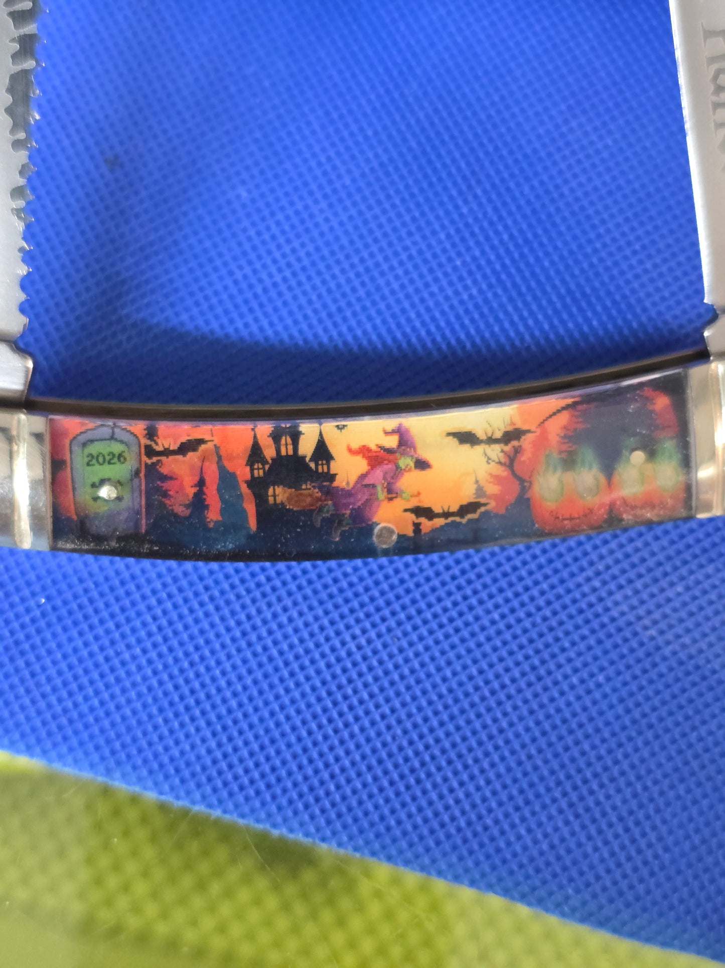 2026 Rough Ryder Halloween Knife Moose Glow in Dark Handle RR2797