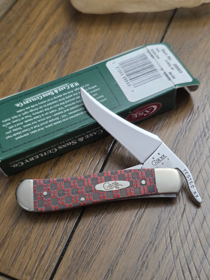 2006 Case XX Old Red Russlock 61953L Red Plaid 08963