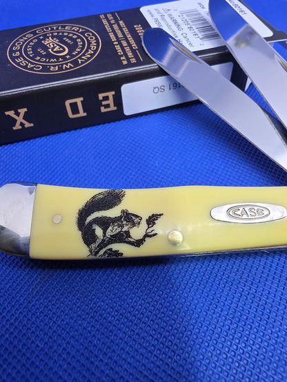 2025 Case XX Yellow Trapper with Squirrel 80161 SQ SFO