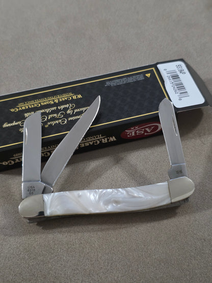 2025 Case XX White Pearl Corelon Handle Stockman NIB 9318WP