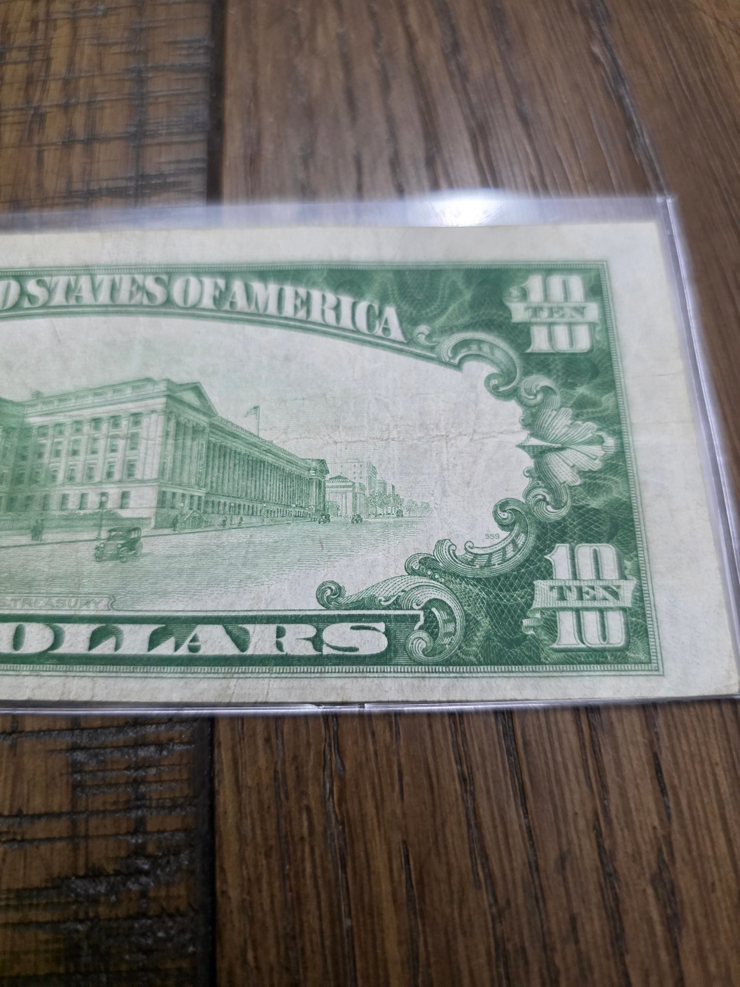 1934 $10 Blue Seal Silver Certificate Star Note Good Serial Number VG