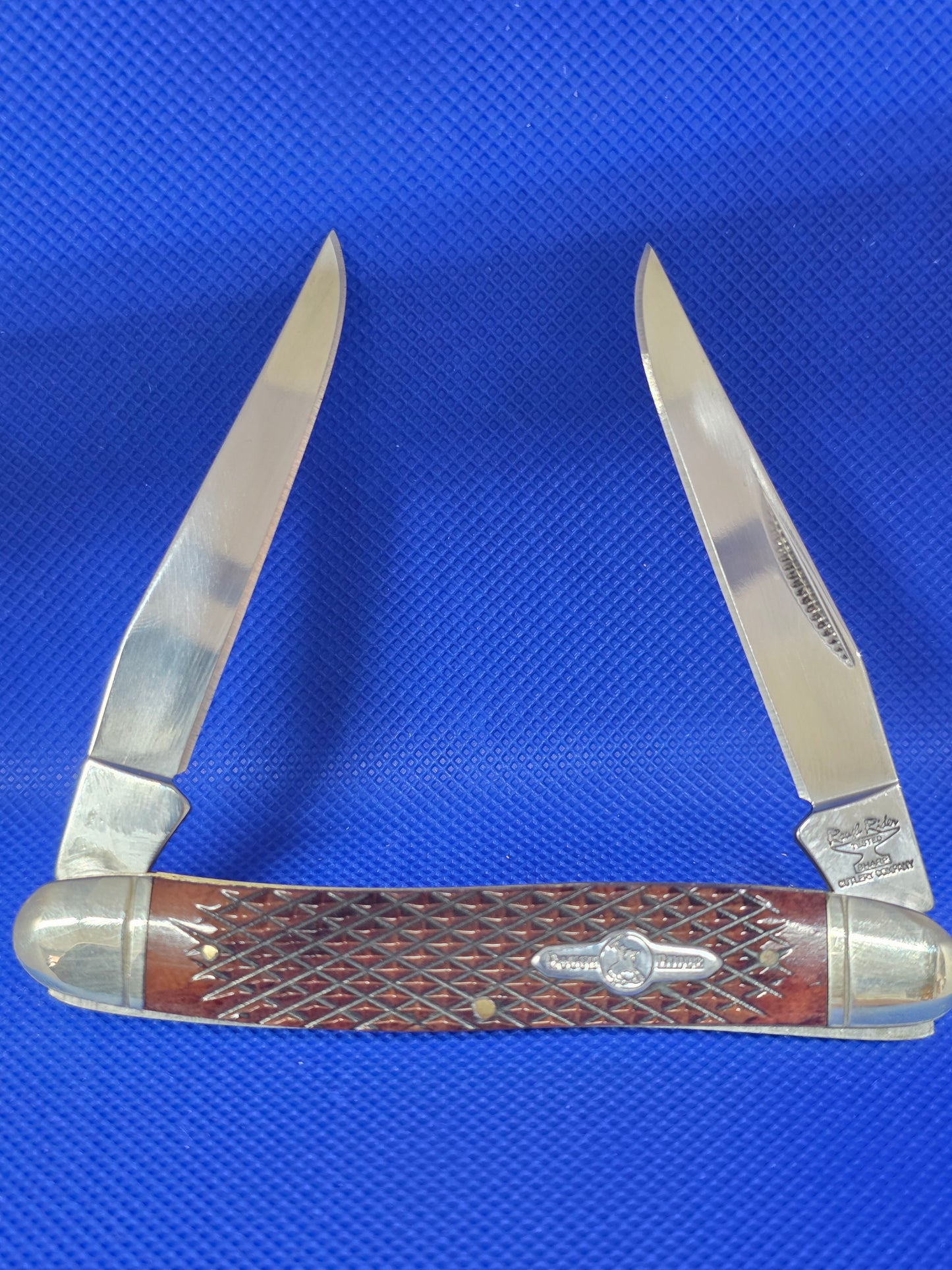Rough Rider - Brown Gunstock Muskrat - Anvil Tang Stamp