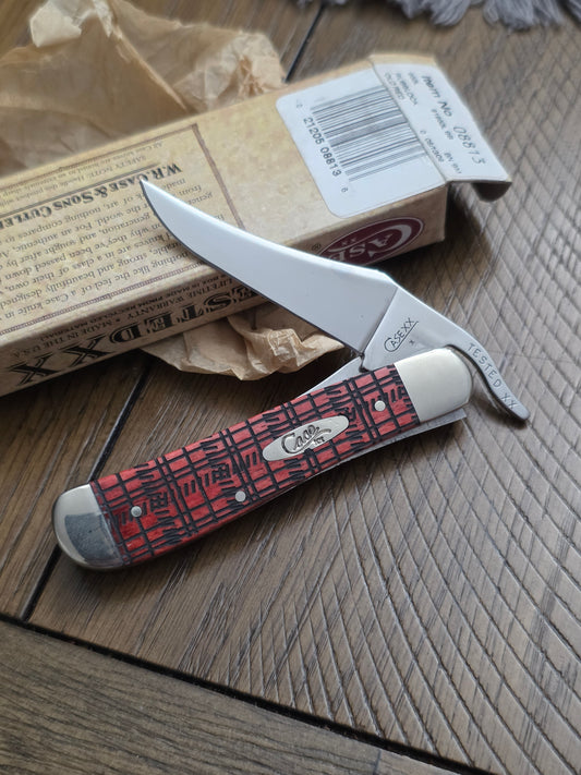 2009 Case XX Red Plaid Russlock old Red 08813