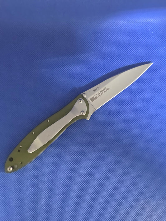 Kershaw Leek Olive Green USA Speedsafe - 1660OL