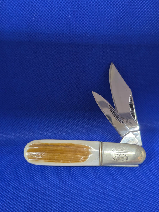 Rough Ryder - Bark Pearl Barlow Knife - Rare Find
