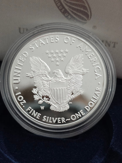 2018 SAE Proof Silver American Eagle $1 New in Box
