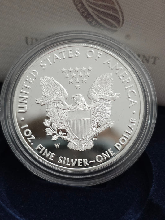 2018 SAE Proof Silver American Eagle $1 New in Box