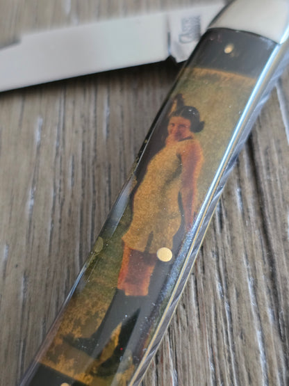 1920-40's Case XX Tested Tooth Pick 4.5" Bathing Beauty