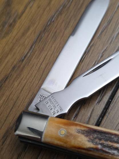 1996 Case XX Classic Doctors Knife with Spatula with Stag Handle