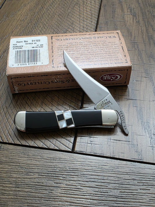 2002 Case XX Russlock Black Jetstone EX1953L - 01122