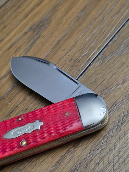 1996 Case XX Classic Elephant Toe Red Jigged Bone Double Pull