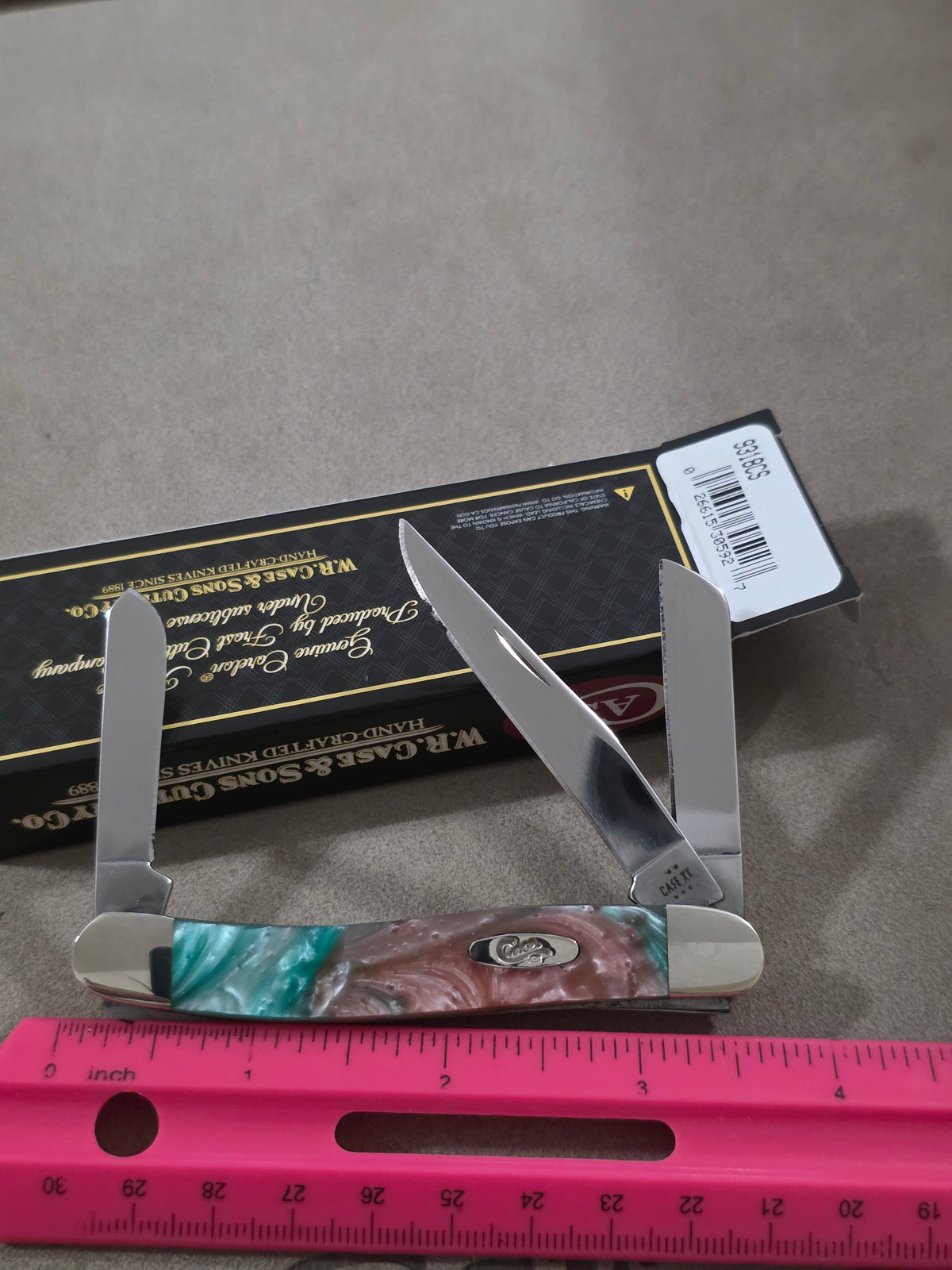 2025 Case XX Coral Sea Corelon Handle Stockman NIB 9318CS
