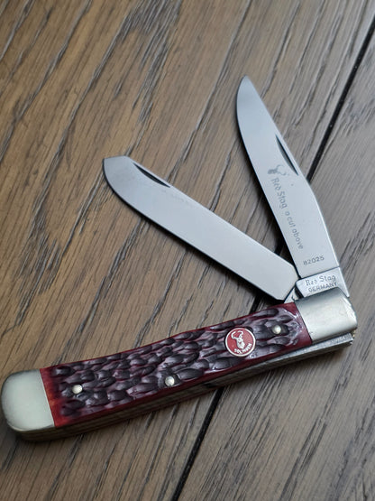 Red Stag Germany Trapper Red Bone Jig Handles 82025