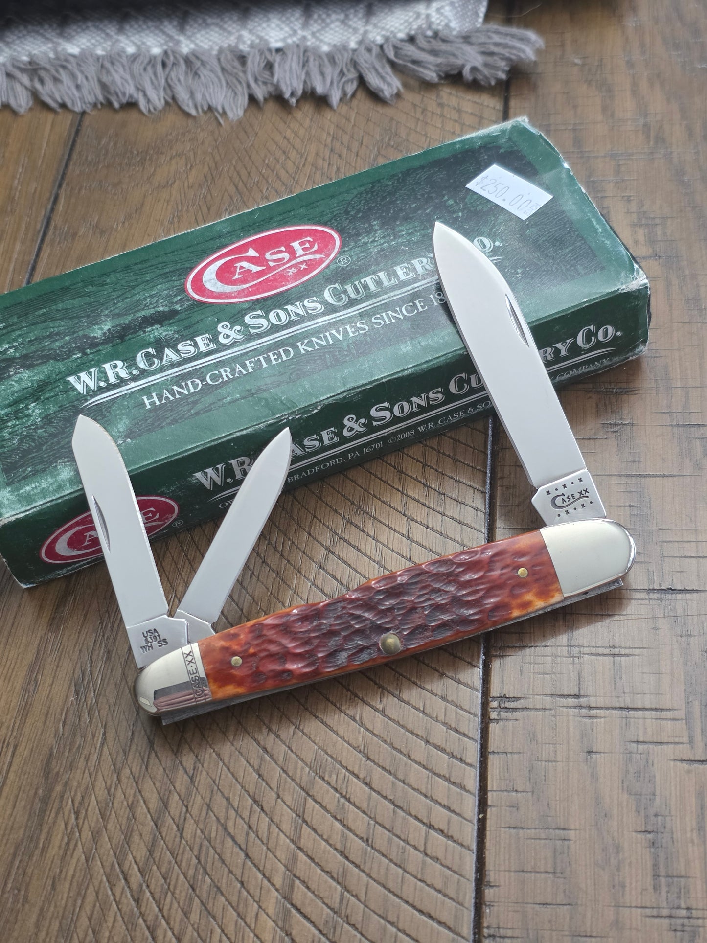 2010 Case XX 6391 Red Bone Cigar Whittler NIB