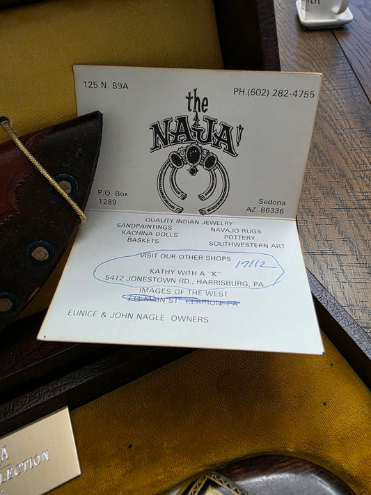 1972-1986 Buck Kalinga Yellowhorse Custom with display box #23