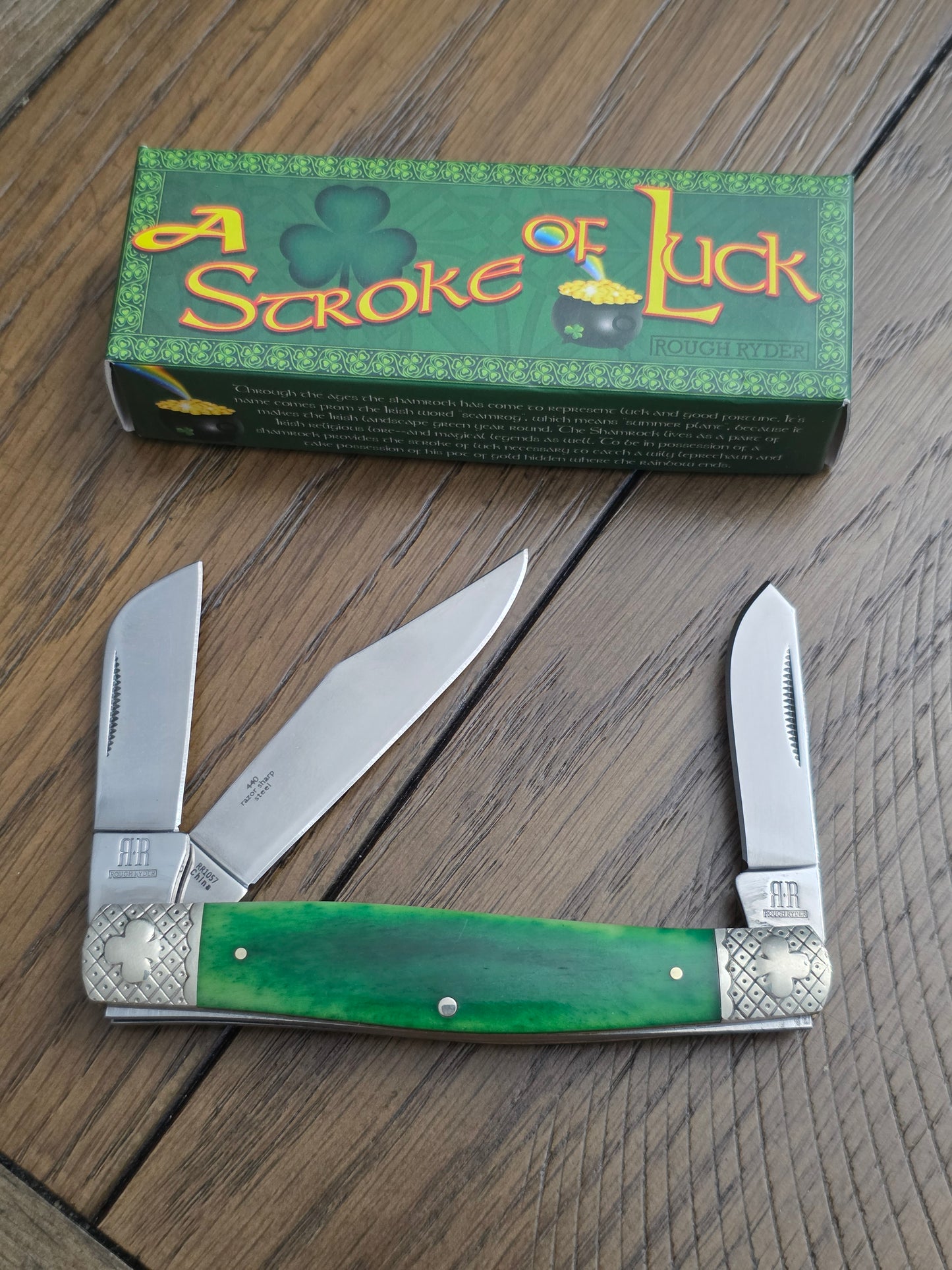 Rough Ryder - Stroke of Luck Large Stockman Pocket Knife - RR1057