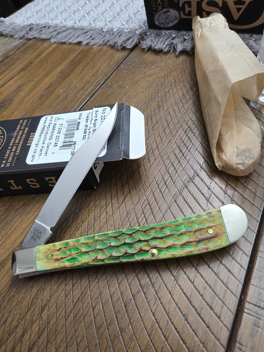 2025 Case XX Lizard Skin Slimline Trapper Knife 22745 NIB Exclusive