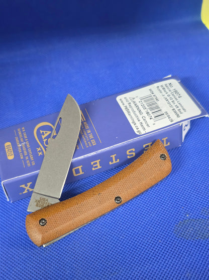 2026 Case XX Crossroads Natural Canvas Laminate w/ Black G-10 Liners 18074 Exclusive DLT Trading