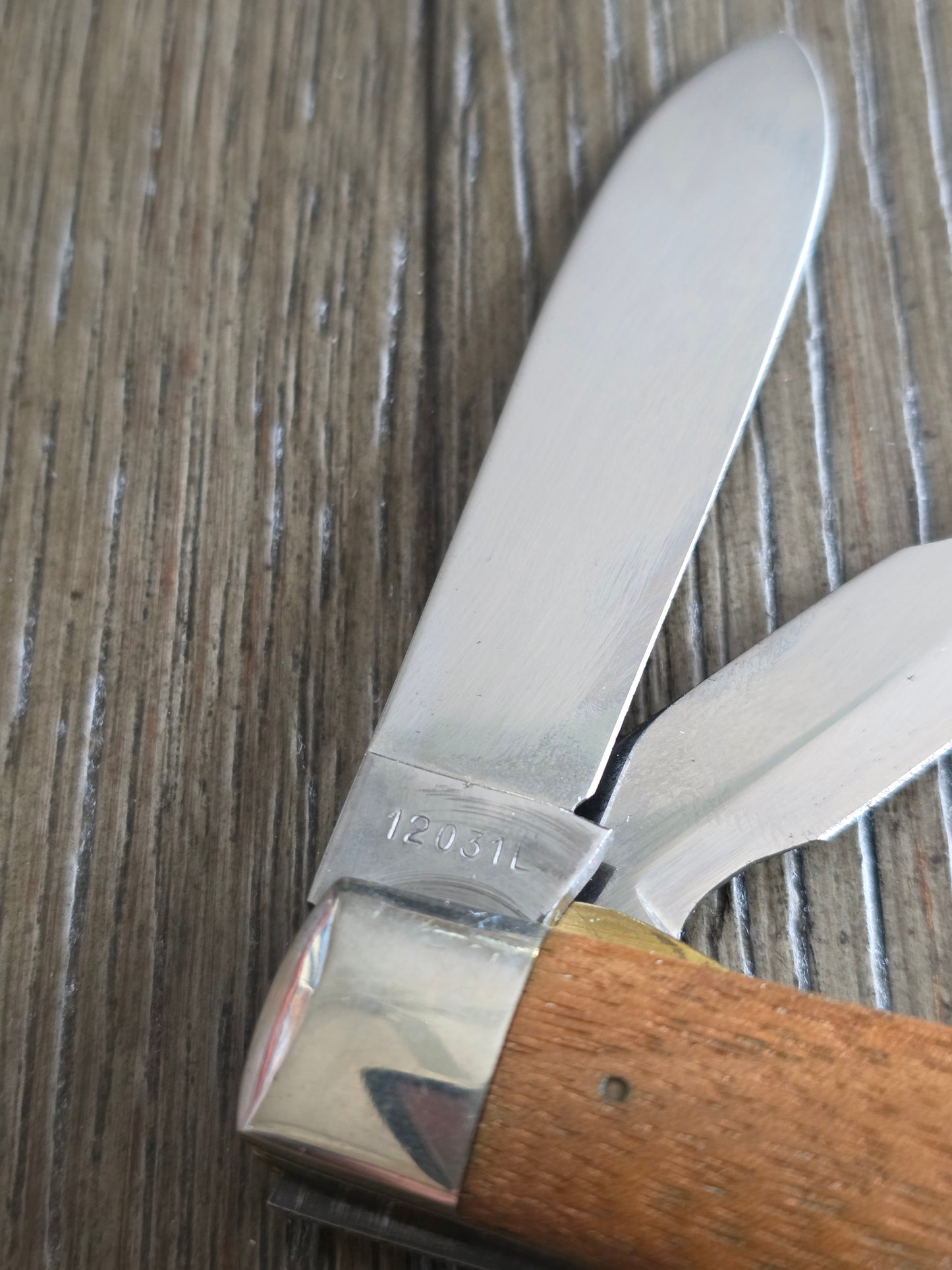 1974 Case XX Electrician's Knife with Wooden Handles unused