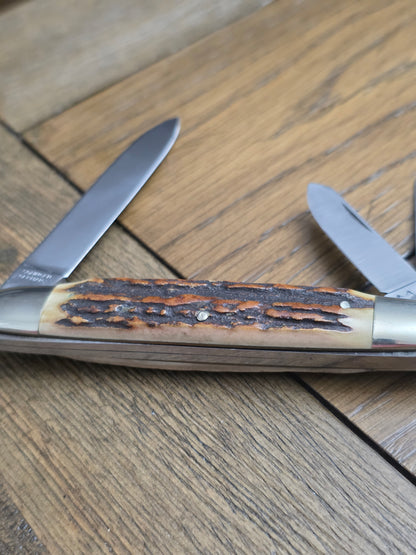 1975 NKC&DA Kissing Krane Cigar Whittler Stag Handle German 1 of 1200