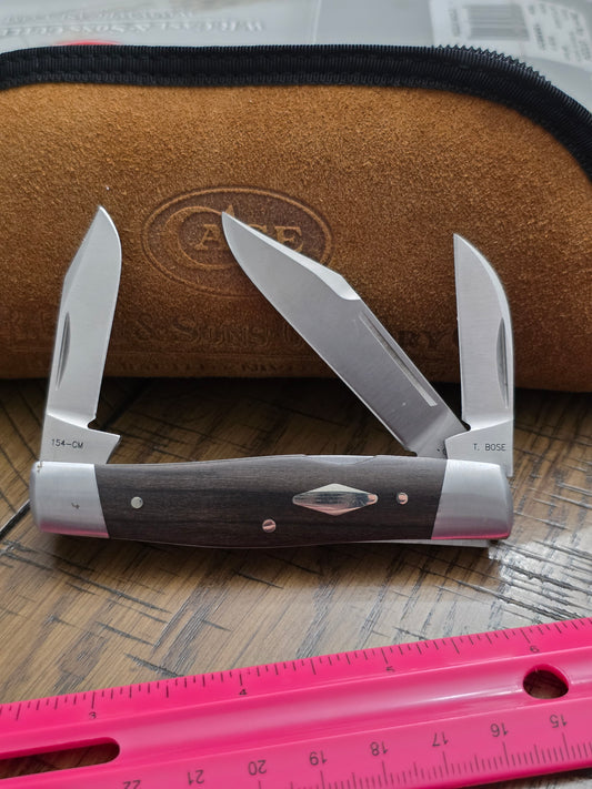 2015 Case XX Tony Bose Cattle Knife Ebony Wood 07224 154CM