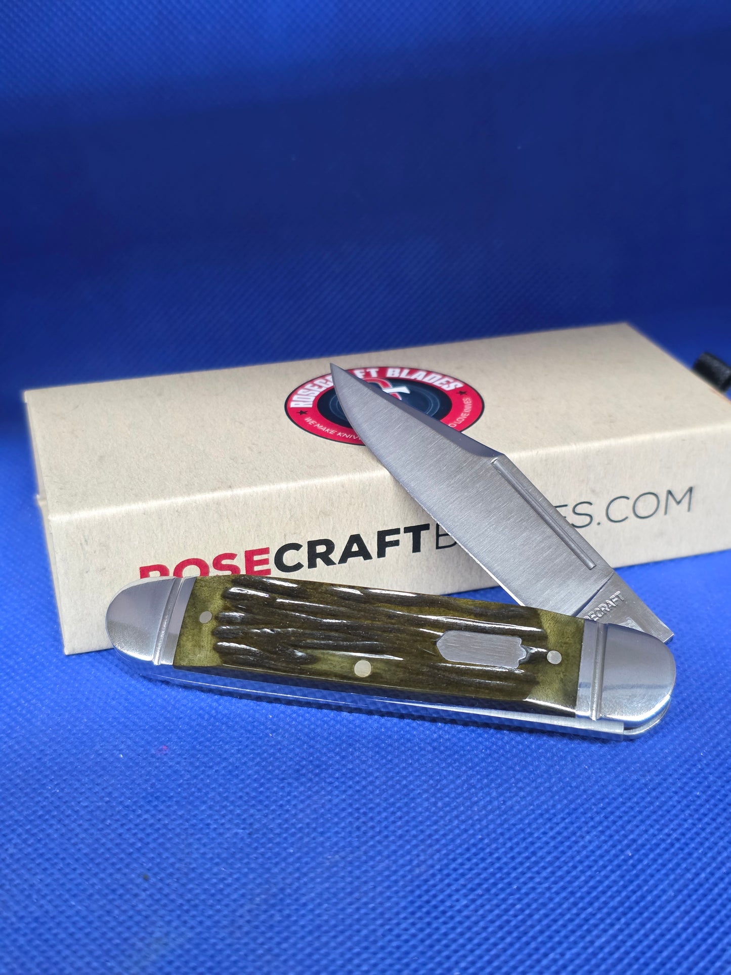 RoseCraft Birchfield Camp Jack Green Jigged Bone RCT034-GJB