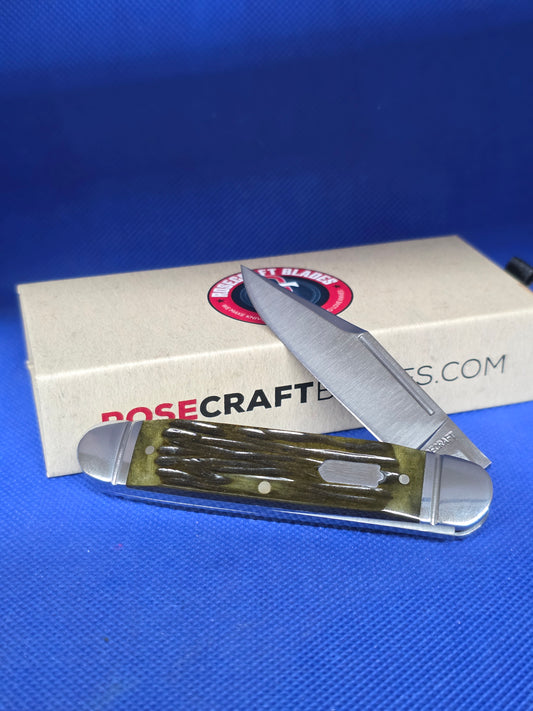 RoseCraft Birchfield Camp Jack Green Jigged Bone RCT034-GJB