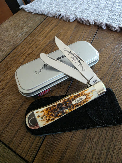 2009 Case XX Trapper Amber Bone End of Decade Series