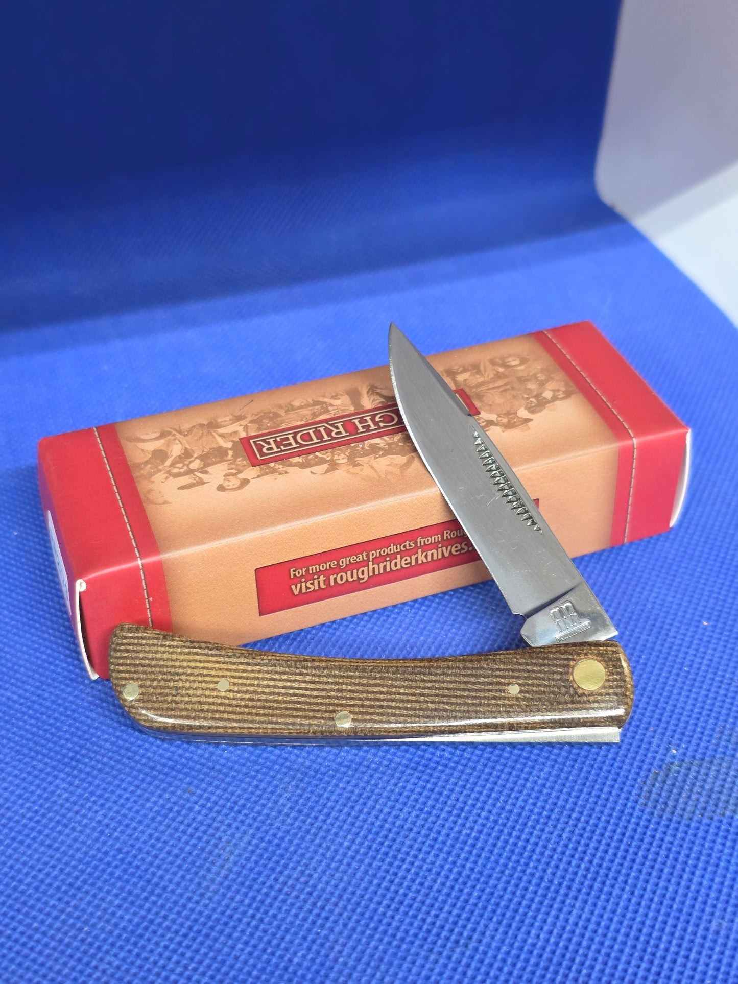 Rough Ryder Brown Burlap Work Knife RR2773