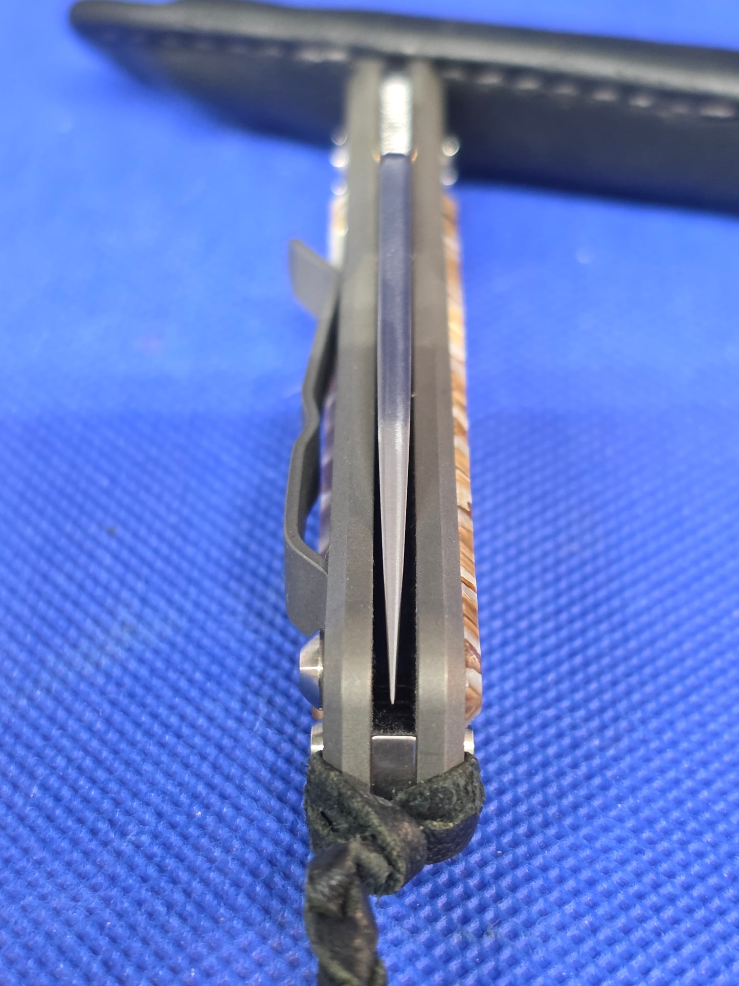 Arno Bernard Rinkhals Custom - Mammoth Tooth Handles Excellent Condition