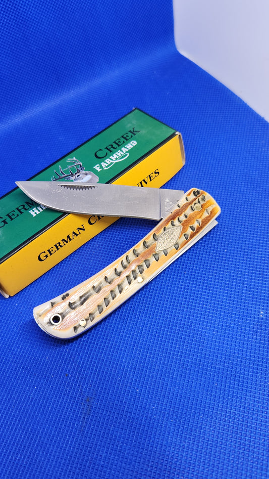The Hillbilly Farmhand - Burnt Bone Stag Handles - GCFH037BNST