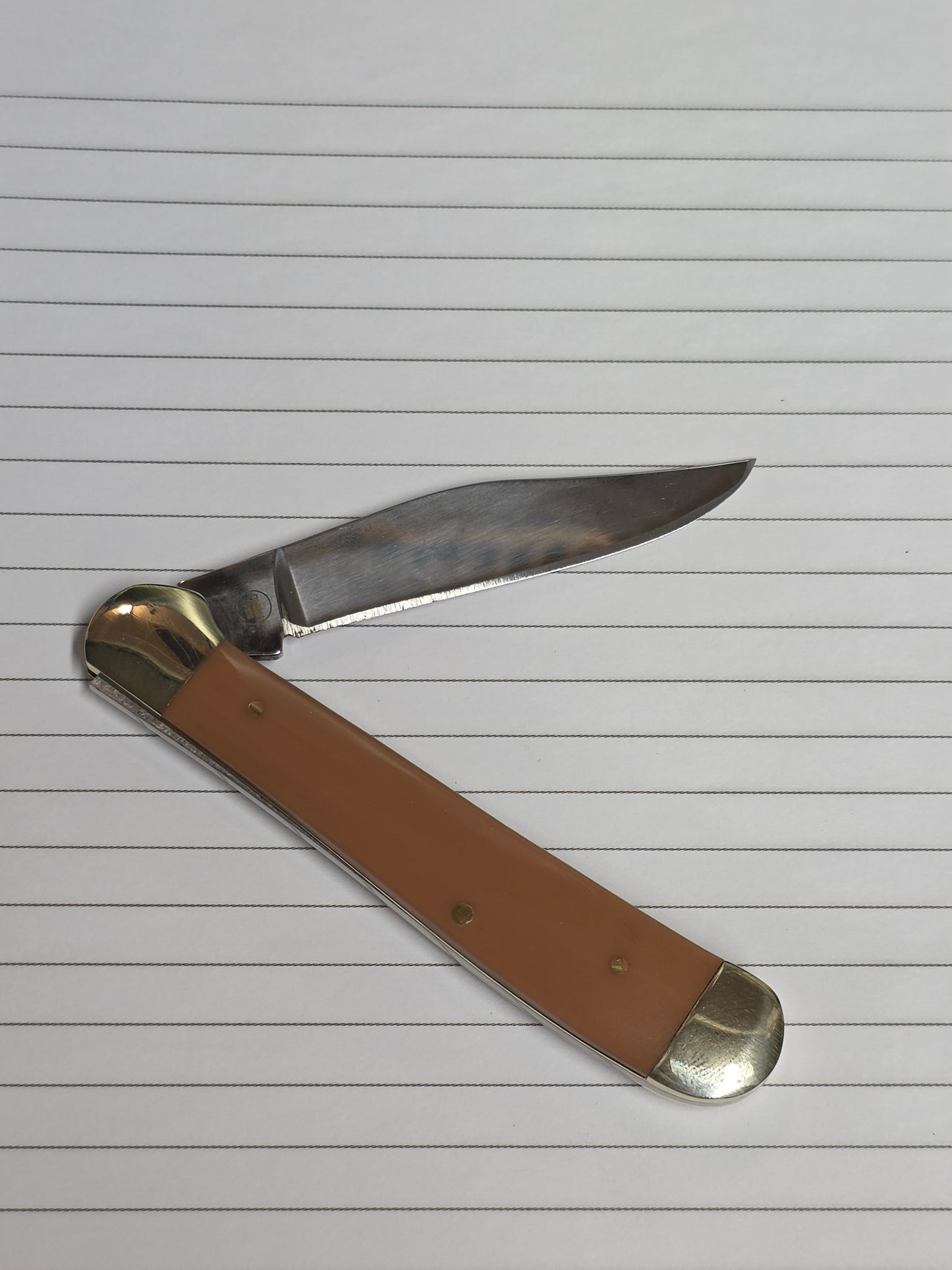 US Classic Copperhead - Milk Brown Synthetic with Rebel Flag Shield