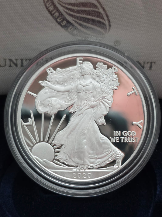 2020 SAE Proof Silver American Eagle $1 New in box