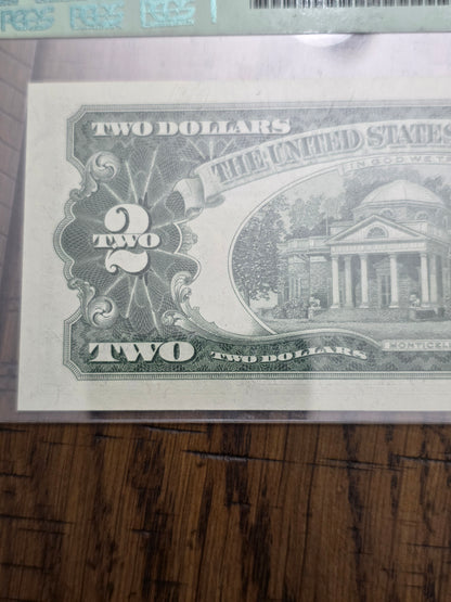 1963 A Series $2 Red Seal Star Note 64PPQ Uncirculated Very Choice New