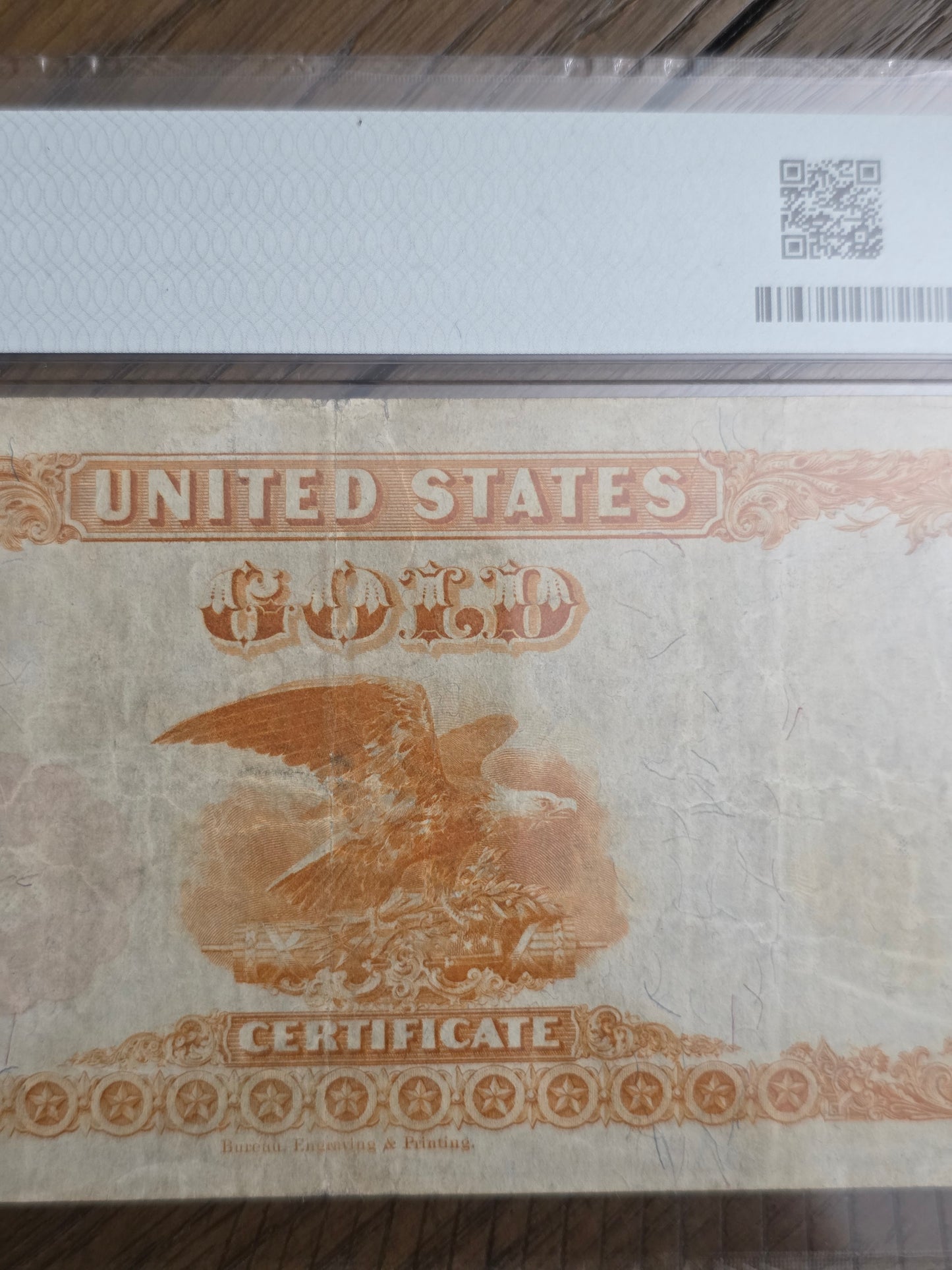 1922 Series $100 Gold Certificate VF30 PMG
