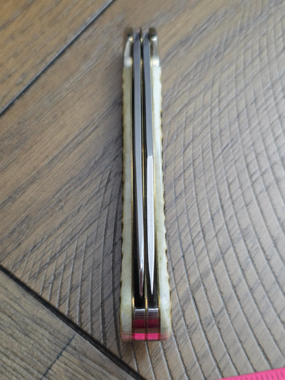 1990 Case XXX Classic GROG62100 Large Saddle Horn Tripple X Green Rogers bone jig ABCA Limited Edition