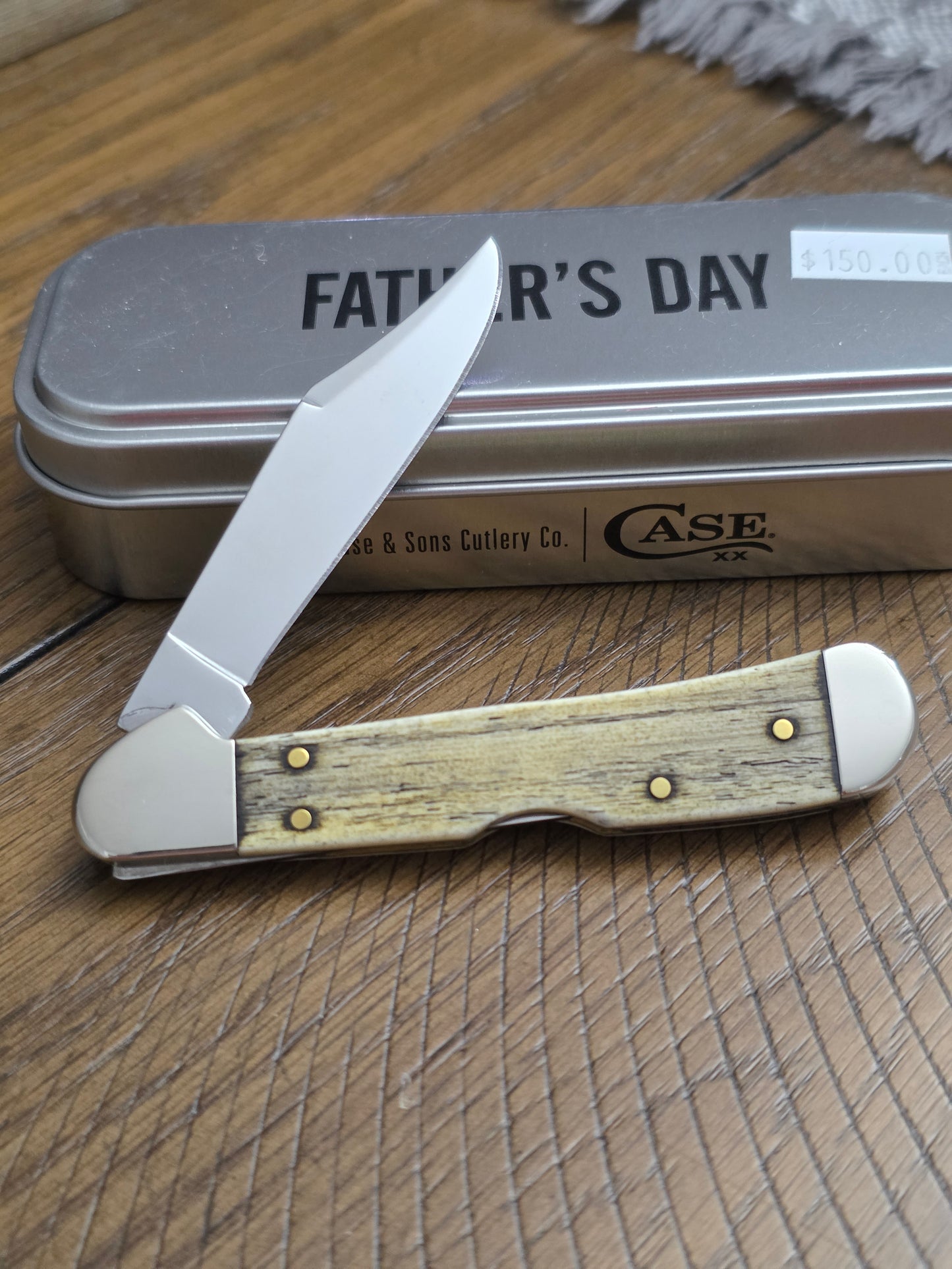 2023 Case XX Mini Copperlock Natural Bone Father's Day Series 10621