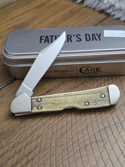 2023 Case XX Mini Copperlock Natural Bone Father's Day Series 10621