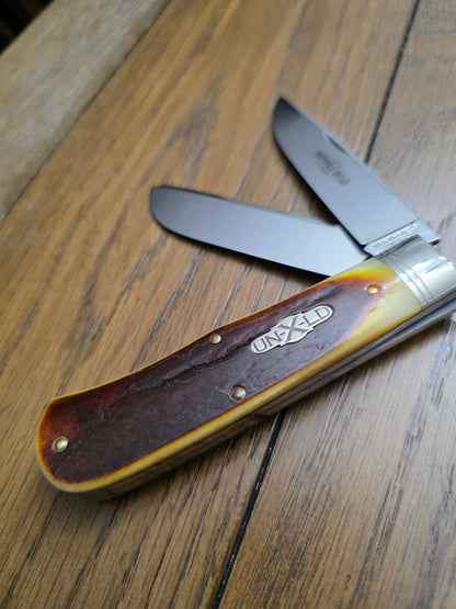 Great Eastern Cutlery Northfield #23 Pioneer Antique Autumn Bone Handles