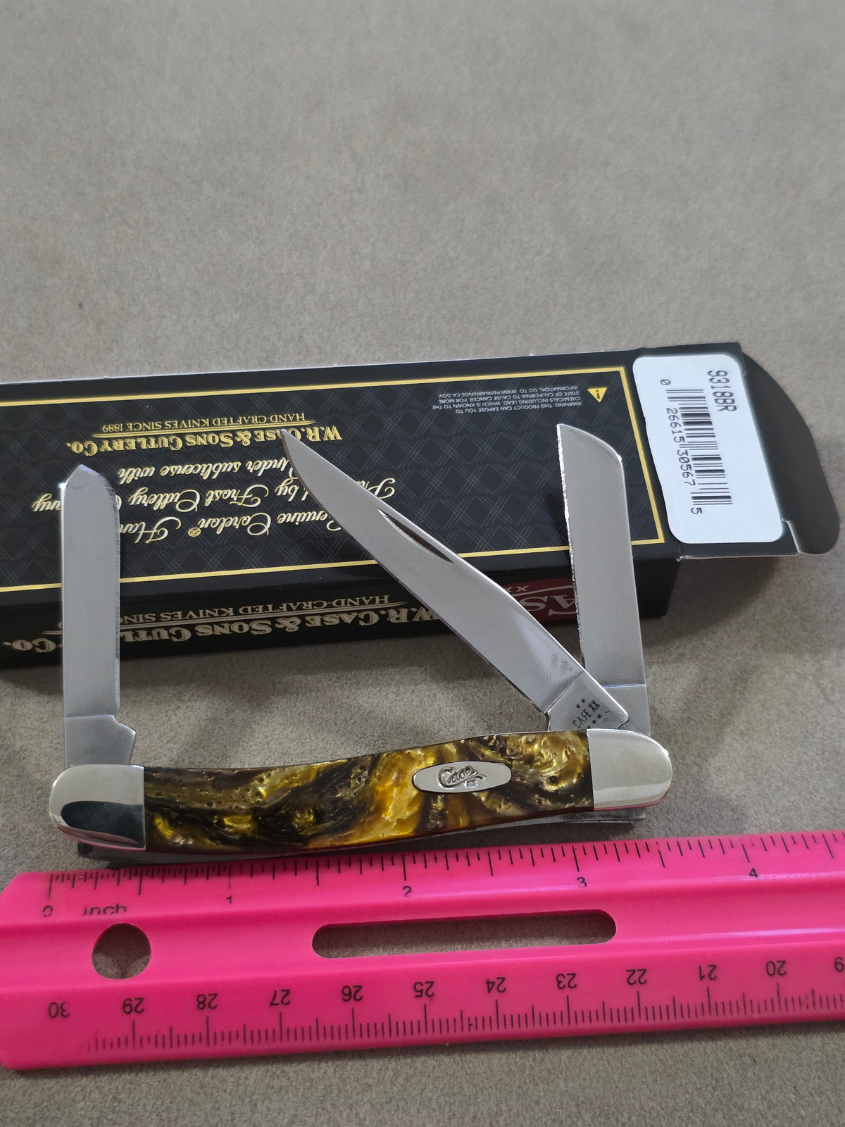 2025 Case XX Butter Rum Corelon Handle Stockman NIB 9318BR