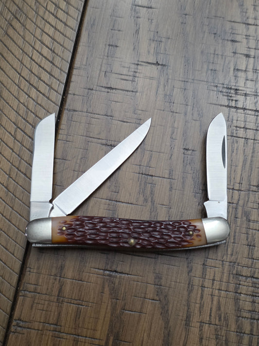 Schrade USA 825 Jig Delein Stockman Stainless No Box