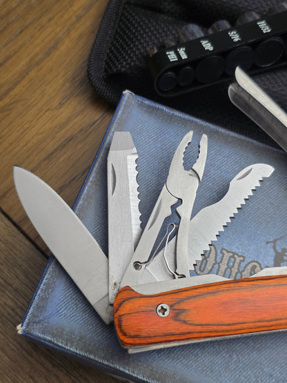 Rough Rider RR203 Multi Tool Set with Sockets and Pouch