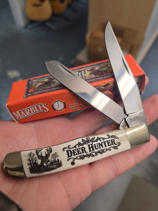 Marbles Natural Bone Trapper with Deer Hunter MR578DH