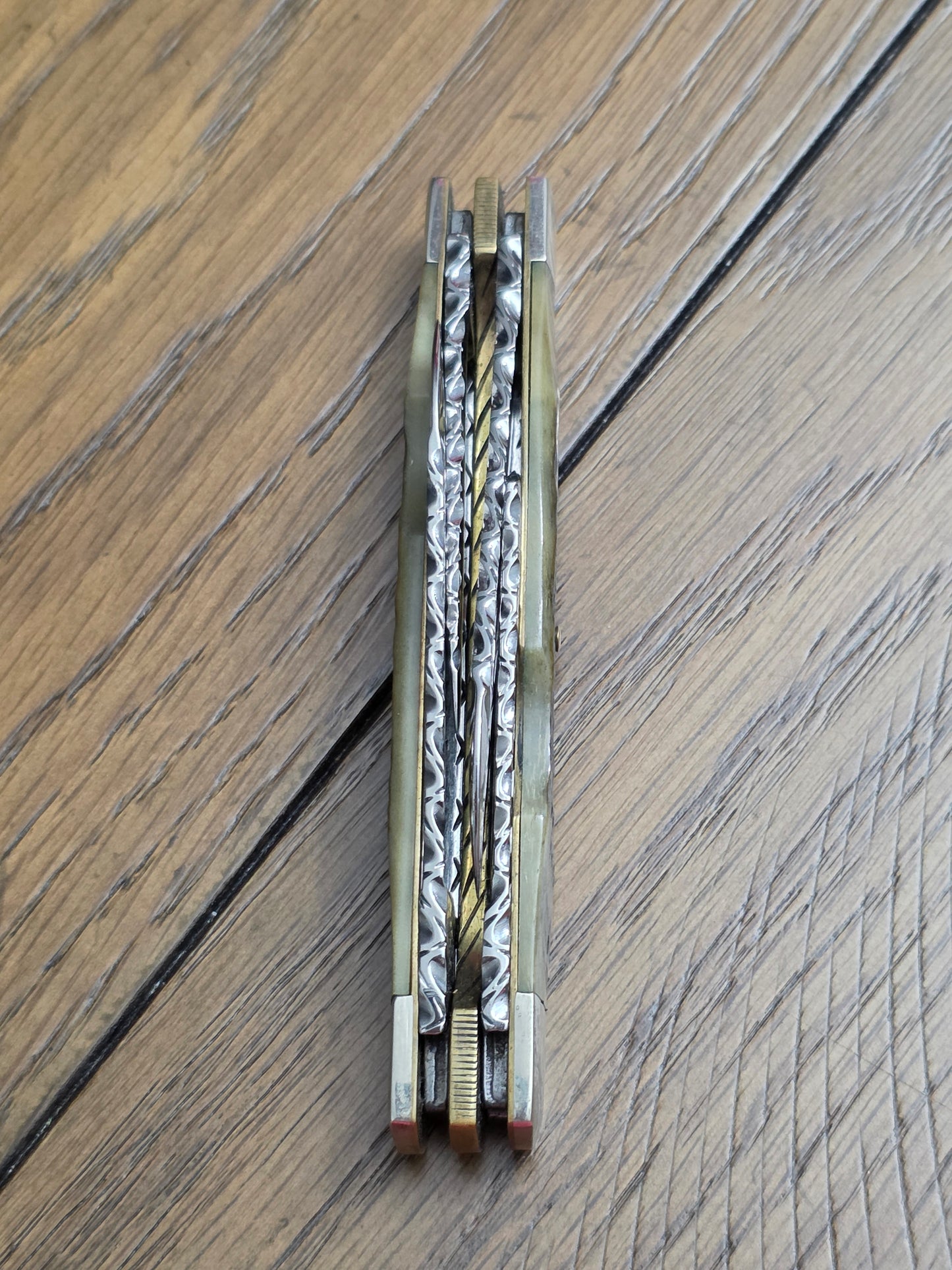 1990 Case XXX Green Rogers Jigged Bone 6488 Congress with File worked Springs and Spine