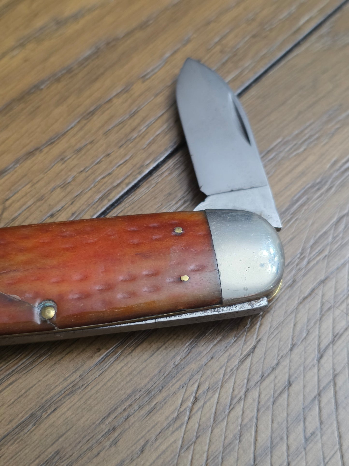 1940-64 Case XX Red Bone Elephant Toe Used