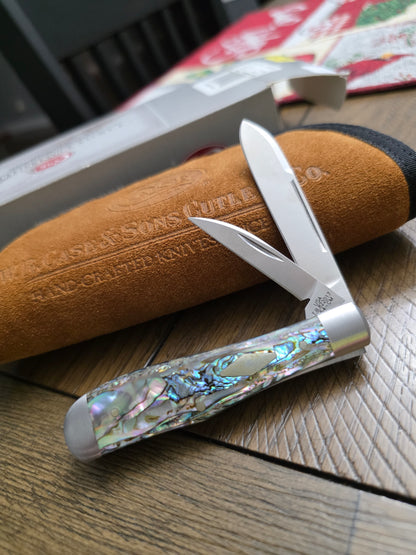 2017 Case XX Tony Bose Eureka Jack Knife Abalone Handles 07422 154CM