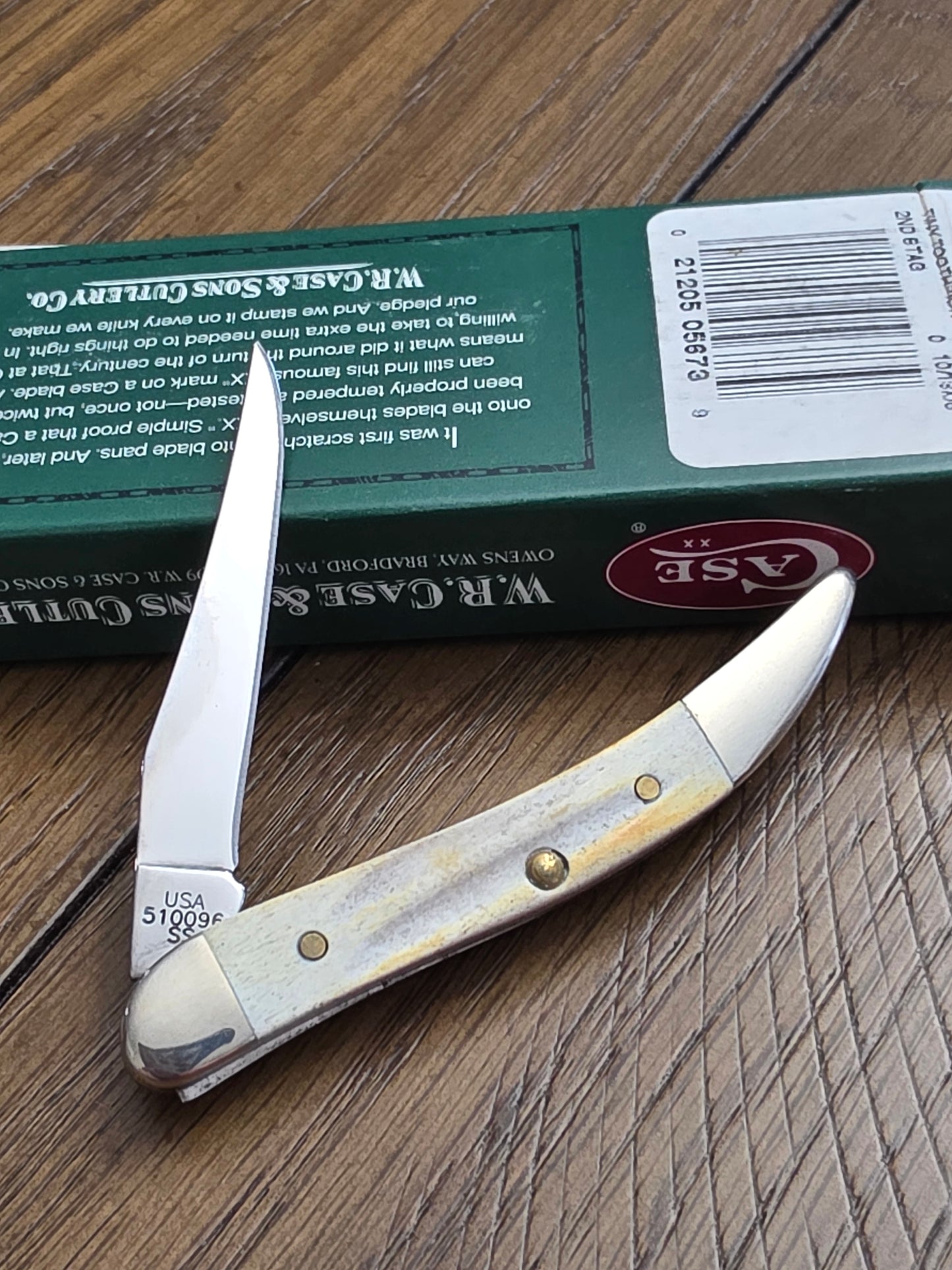 2006 Case XX Tiny Toothpick Second Cut Stag 05673