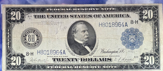 1914 Series $20 FRN Good condition