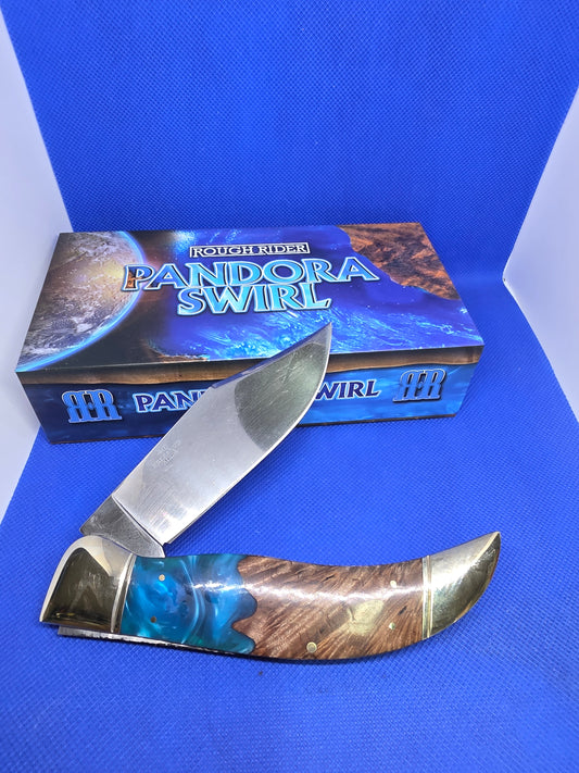 Rough Ryder - Pandora Swirl - Clasp Folding Knife - RR2650