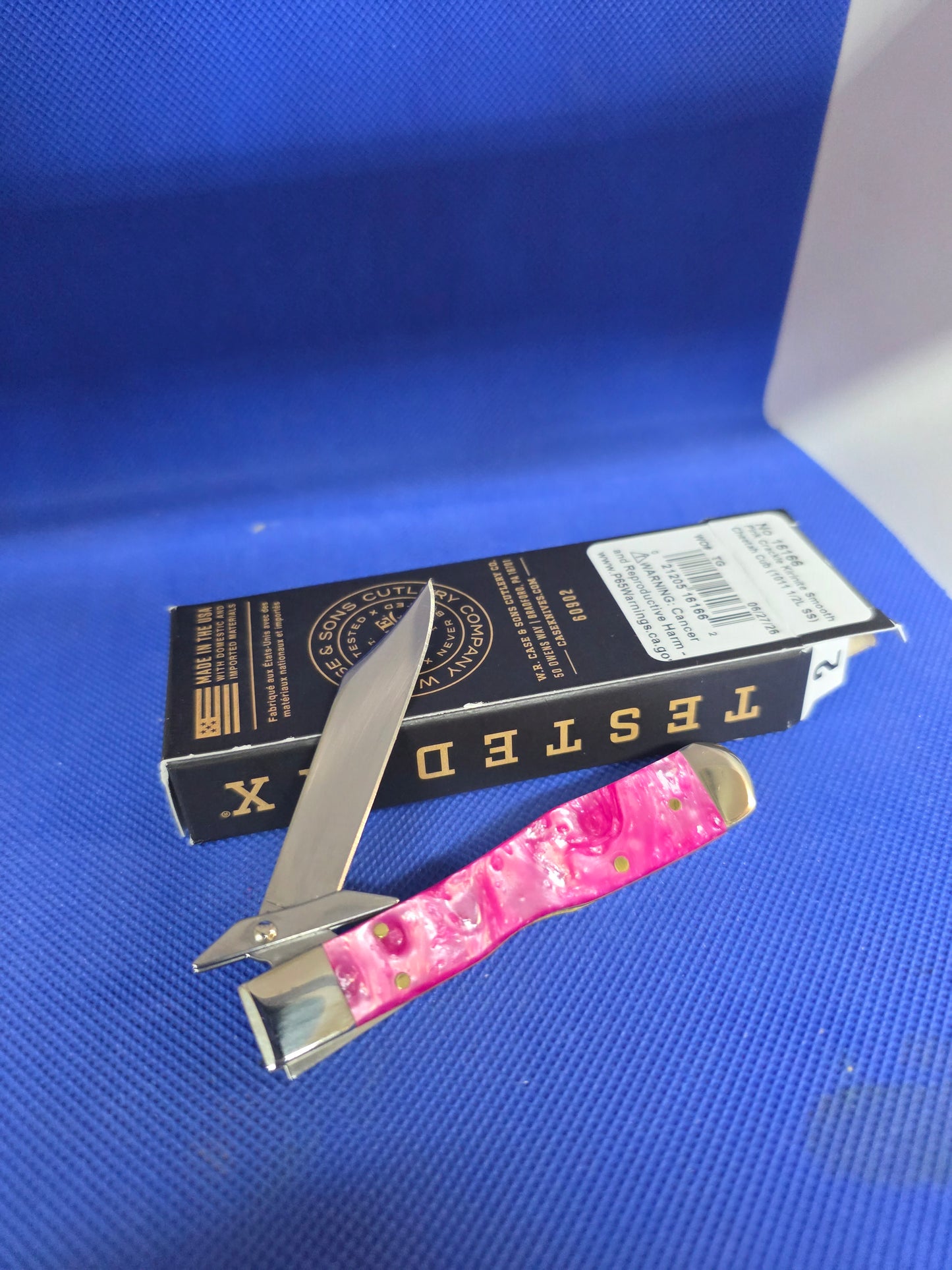2026 Case XX Pink Crackle Kirinite Cheetah Cub 16166